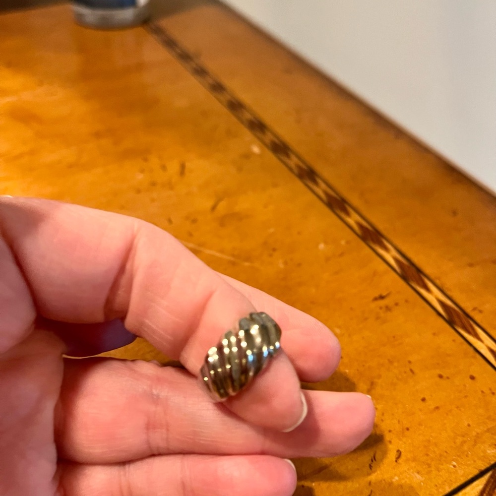 SS925 Domed style ring